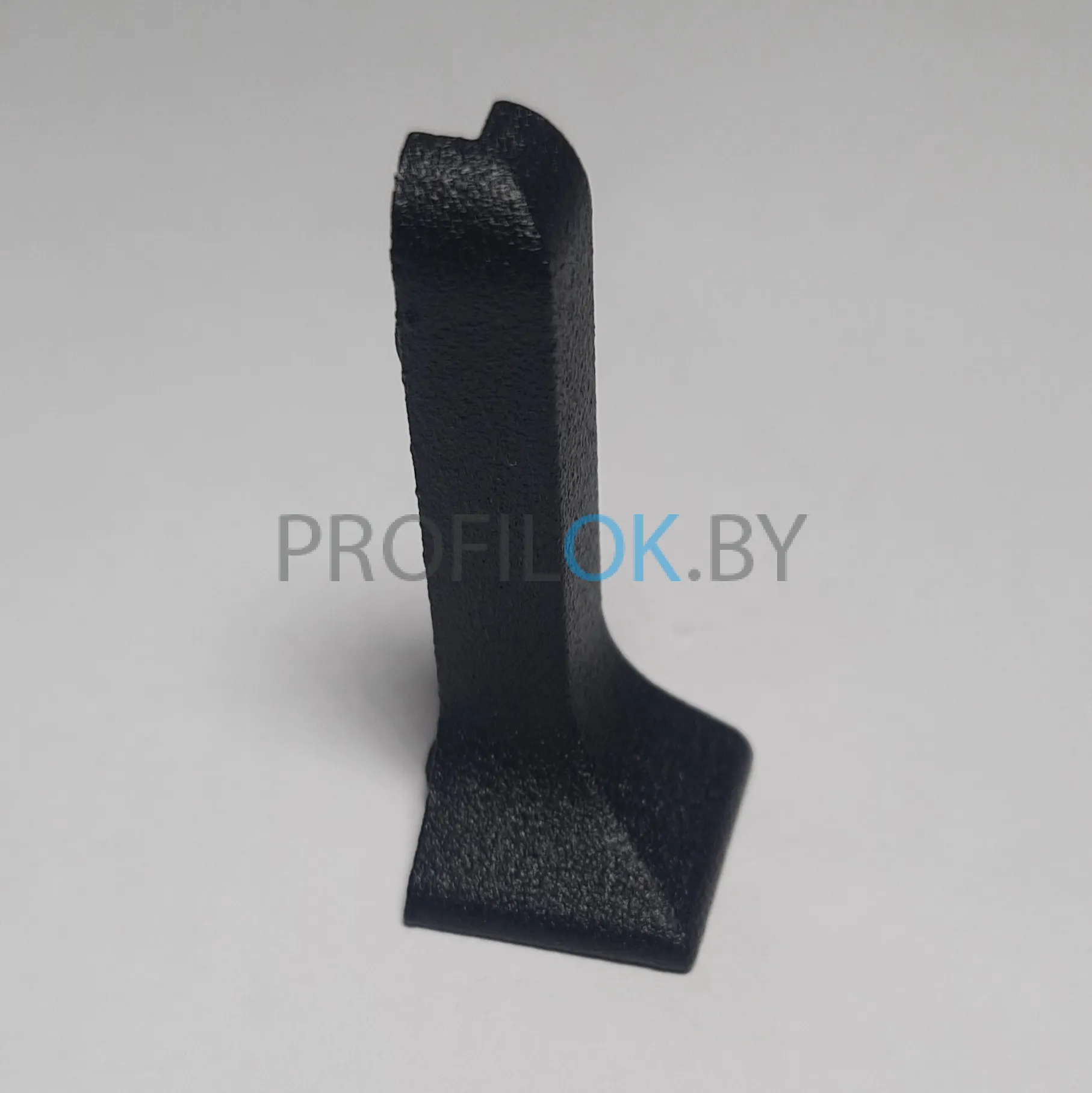 Наружный угол для алюминиевого плинтуса ЧЁРНЫЙ 40мм, 60мм, 80мм, 100мм