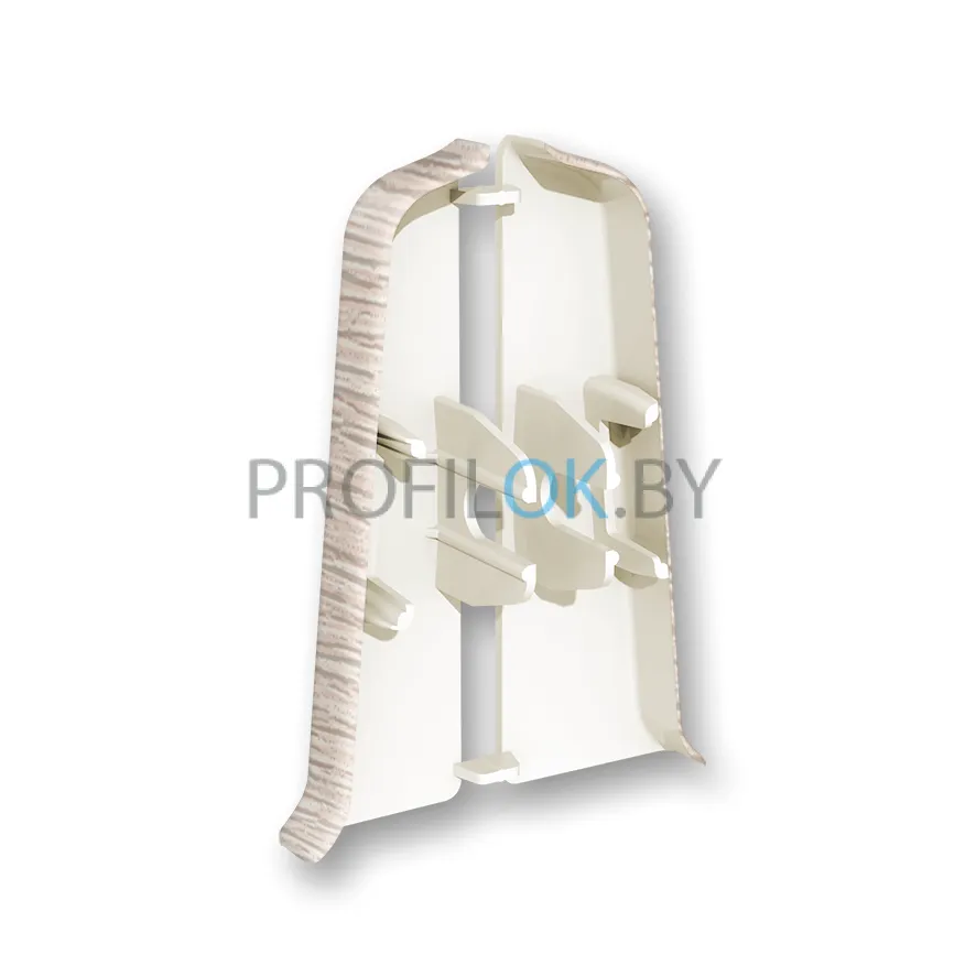 Напольный пластиковый плинтус ПВХ Деконика Сосна северная ideal Deconika