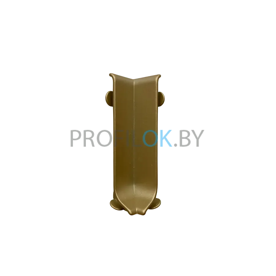 Внутренний угол для алюминиевого плинтуса Шампань Пл-60, Пл-80