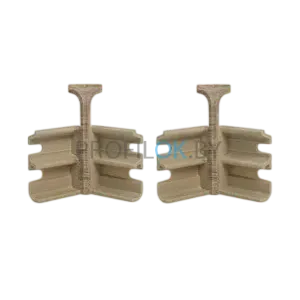 Внутренний угол для плинтуса Comfort Classic Soft 80 Дуб мокка