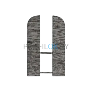 Заглушка для плинтуса Comfort Classic Soft 80 Дуб пепельный 401